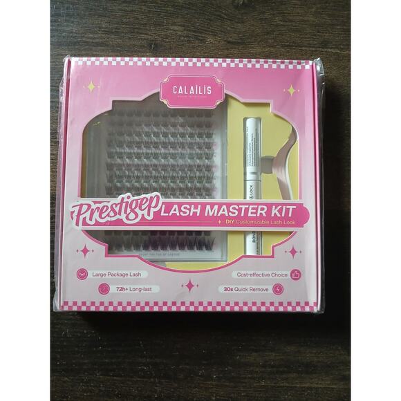 DIY Eyelash Extension Kit Bundle w/ Glue & Remover – CALAILIS & LASHVIEW - Picture 2 of 6